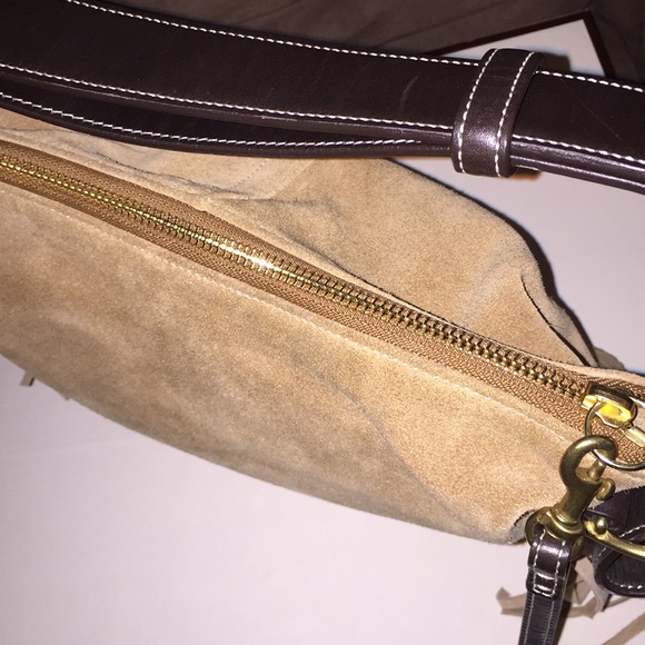 Coach Suede Fringe Handbag - Picture 4 of 8